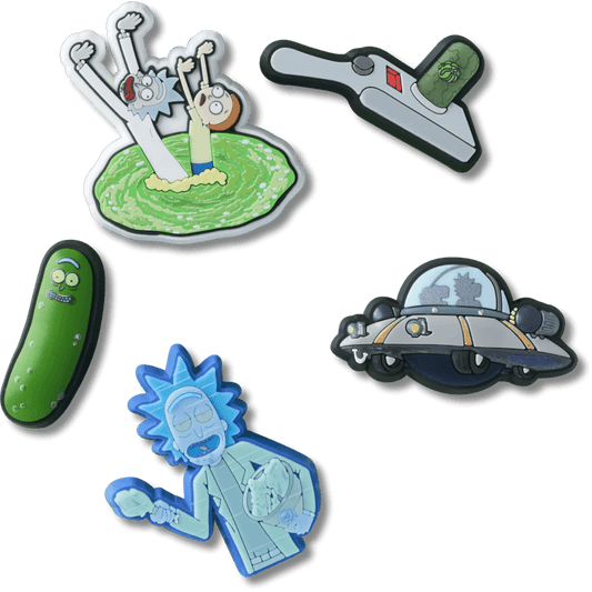 Rick and Morty 5 Pack Jibbitz™ charms | Crocs outlet