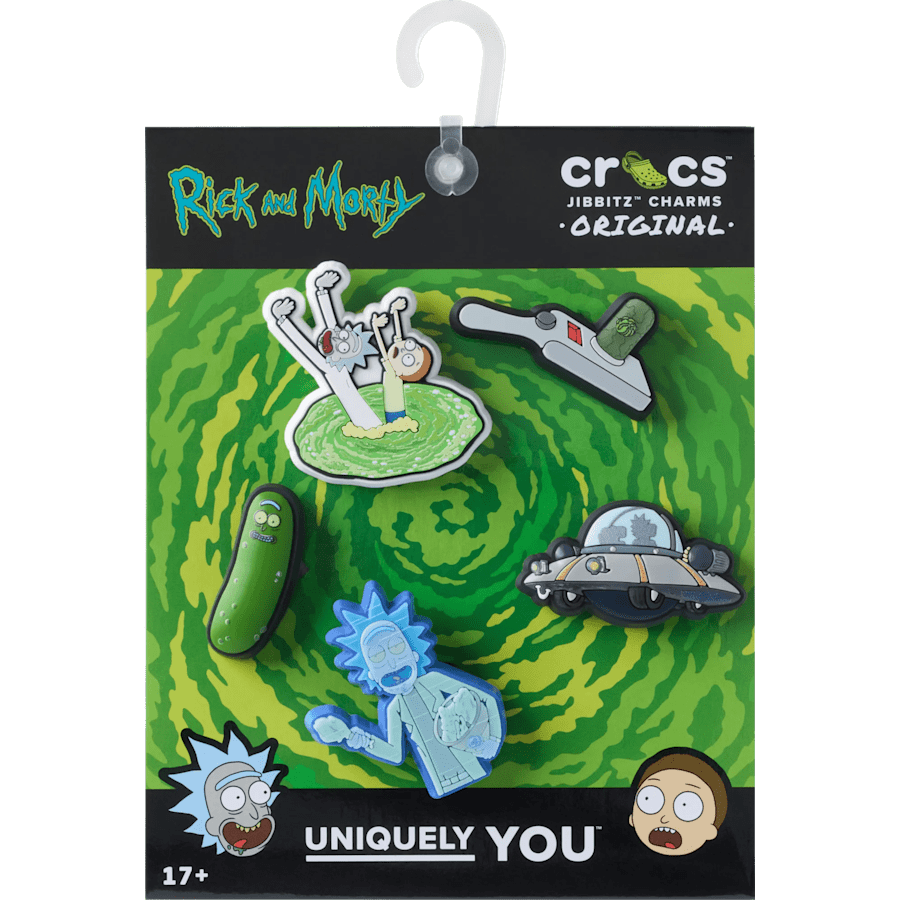 Rick and Morty 5 Pack Jibbitz™ charms | Crocs outlet
