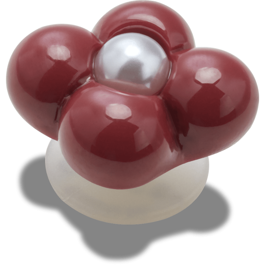 Expressive Floral Maroon Jibbitz™ charms | Crocs sale