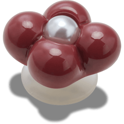 Expressive Floral Maroon Jibbitz™ charms | Crocs sale