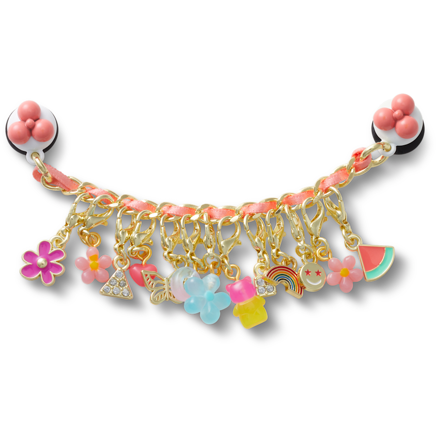 Pink Adjustable Charm Chain Jibbitz™ charms | Crocs discount