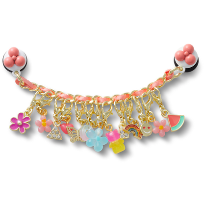 Pink Adjustable Charm Chain Jibbitz™ charms | Crocs discount