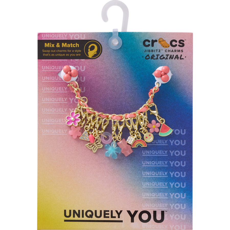 Pink Adjustable Charm Chain Jibbitz™ charms | Crocs discount