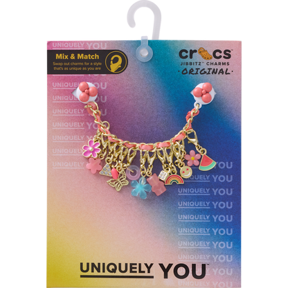 Pink Adjustable Charm Chain Jibbitz™ charms | Crocs discount
