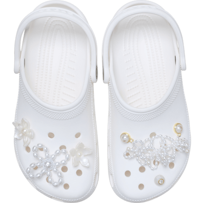 White Pearl Beaded 5 Pack Jibbitz™ charms | Crocs outlet
