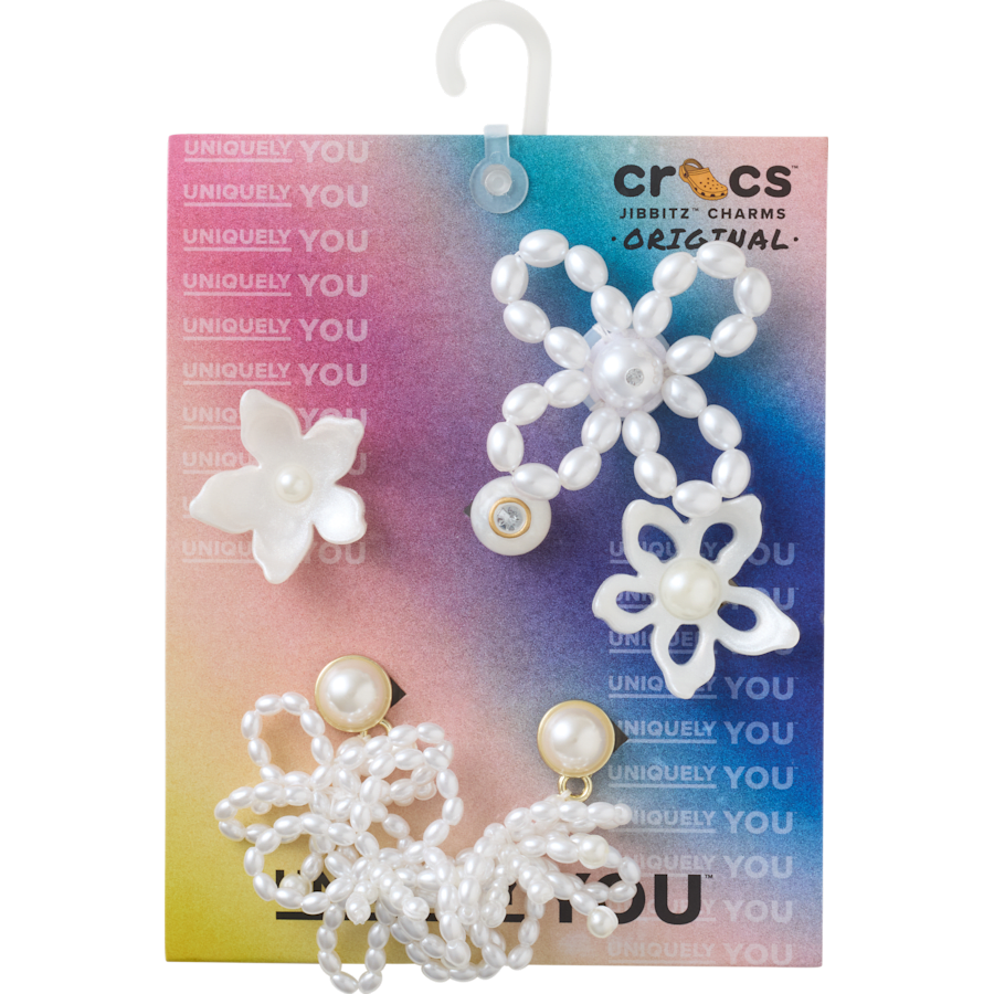 White Pearl Beaded 5 Pack Jibbitz™ charms | Crocs outlet