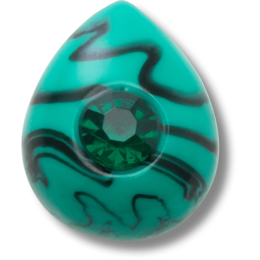 Emerald May Birthstone Collection Jibbitz™ charms | Crocs sale