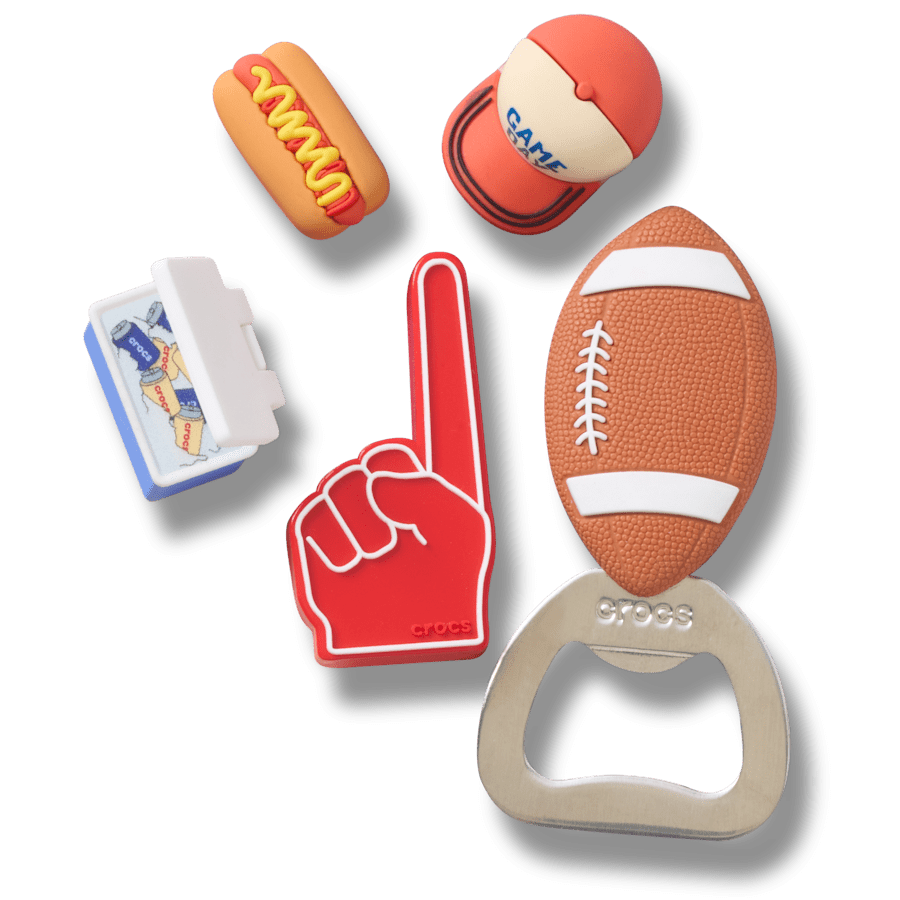 Tailgate 5 Pack Jibbitz™ charms | Crocs discount