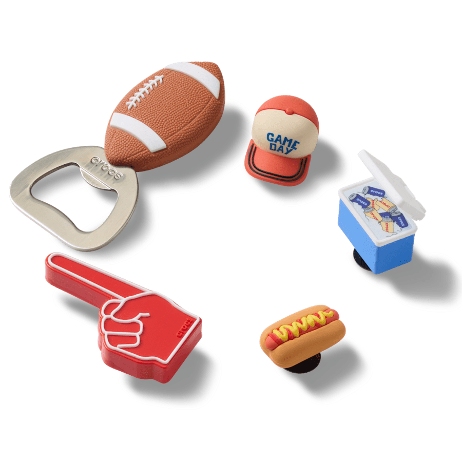 Tailgate 5 Pack Jibbitz™ charms | Crocs discount