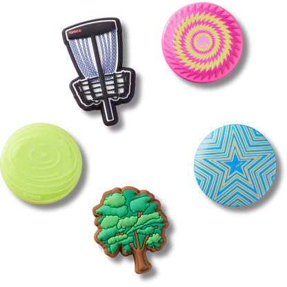 Disc Golf 5 Pack Jibbitz™ charms | Crocs for sale