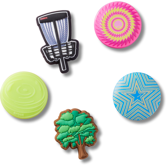 Disc Golf 5 Pack Jibbitz™ charms | Crocs for sale
