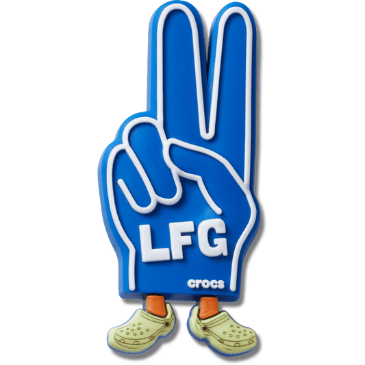 LFG Foam Peace Sign Jibbitz™ charms | Crocs online