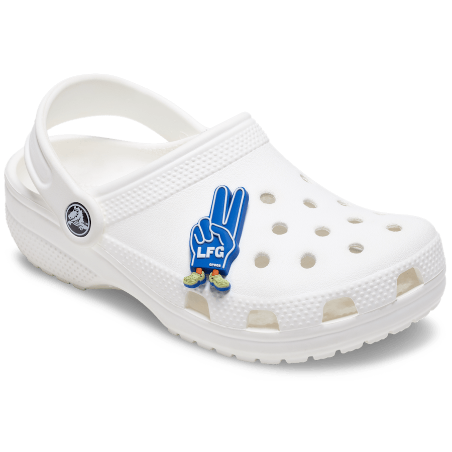 LFG Foam Peace Sign Jibbitz™ charms | Crocs online