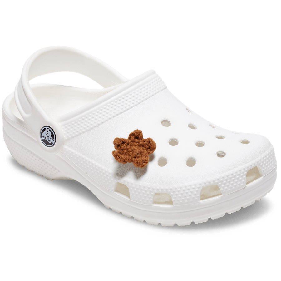 Crafted Crochet Brown Star Jibbitz™ charms | Crocs for sale