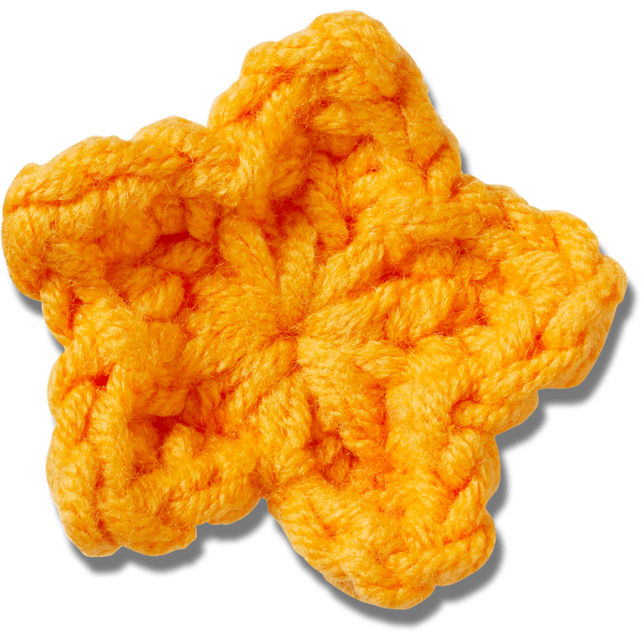 Crafted Crochet Orange Star Jibbitz™ charms | Crocs discount