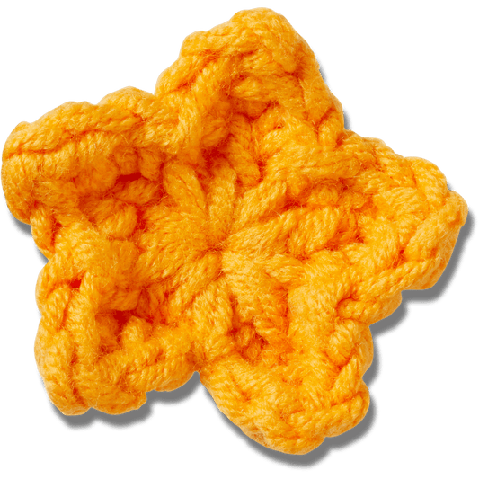 Crafted Crochet Orange Star Jibbitz™ charms | Crocs discount