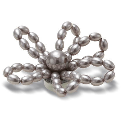 Grey Pearl Beaded Daisy Jibbitz™ charms | Crocs online