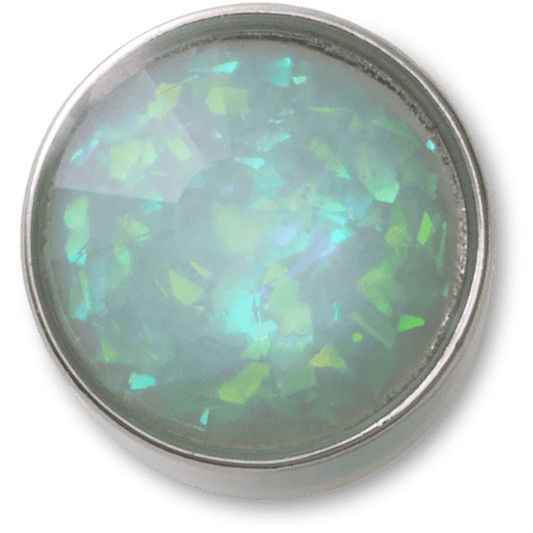 Opal Circle Gem Jibbitz™ charms | Crocs US