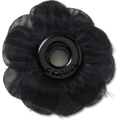Black Chiffon Grommet Jibbitz™ charms | Crocs for sale
