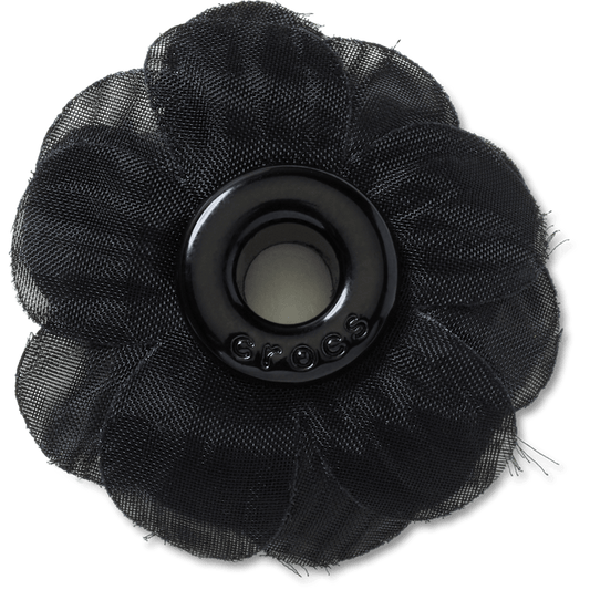 Black Chiffon Grommet Jibbitz™ charms | Crocs for sale