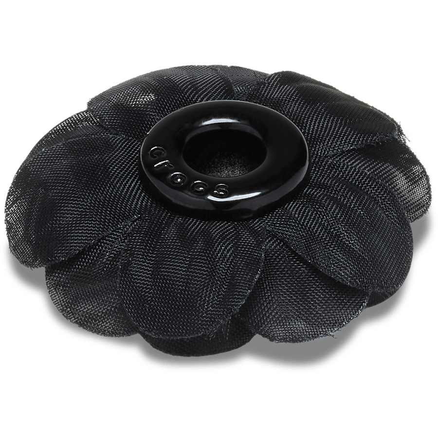 Black Chiffon Grommet Jibbitz™ charms | Crocs for sale