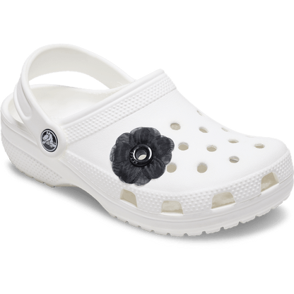 Black Chiffon Grommet Jibbitz™ charms | Crocs for sale