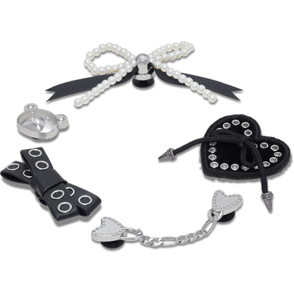 Indie Luxe Silver 5 Pack Jibbitz™ charms | Crocs on sale