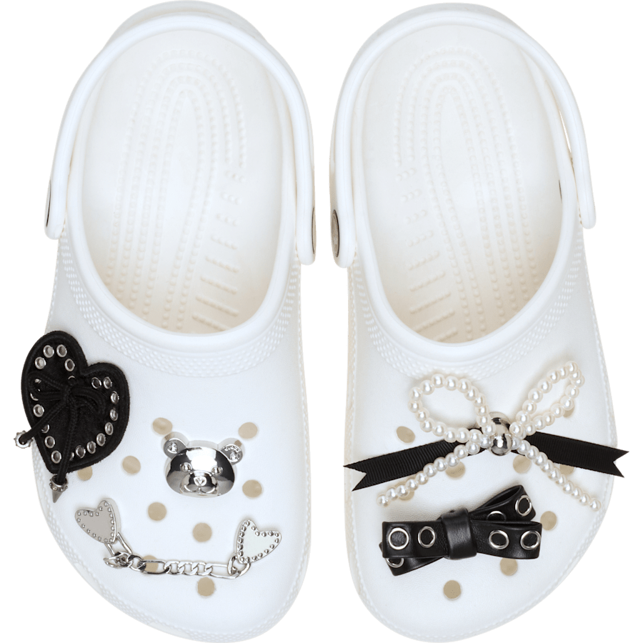 Indie Luxe Silver 5 Pack Jibbitz™ charms | Crocs on sale