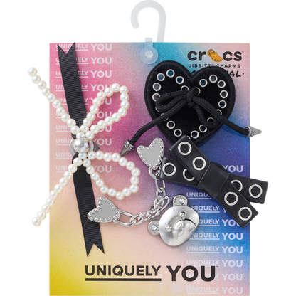 Indie Luxe Silver 5 Pack Jibbitz™ charms | Crocs on sale