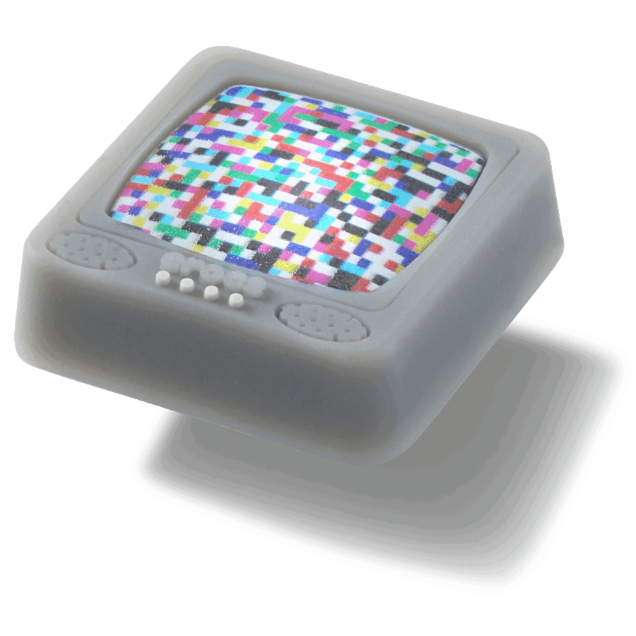 Lights Up Pixelated TV Jibbitz™ charms | Crocs sale