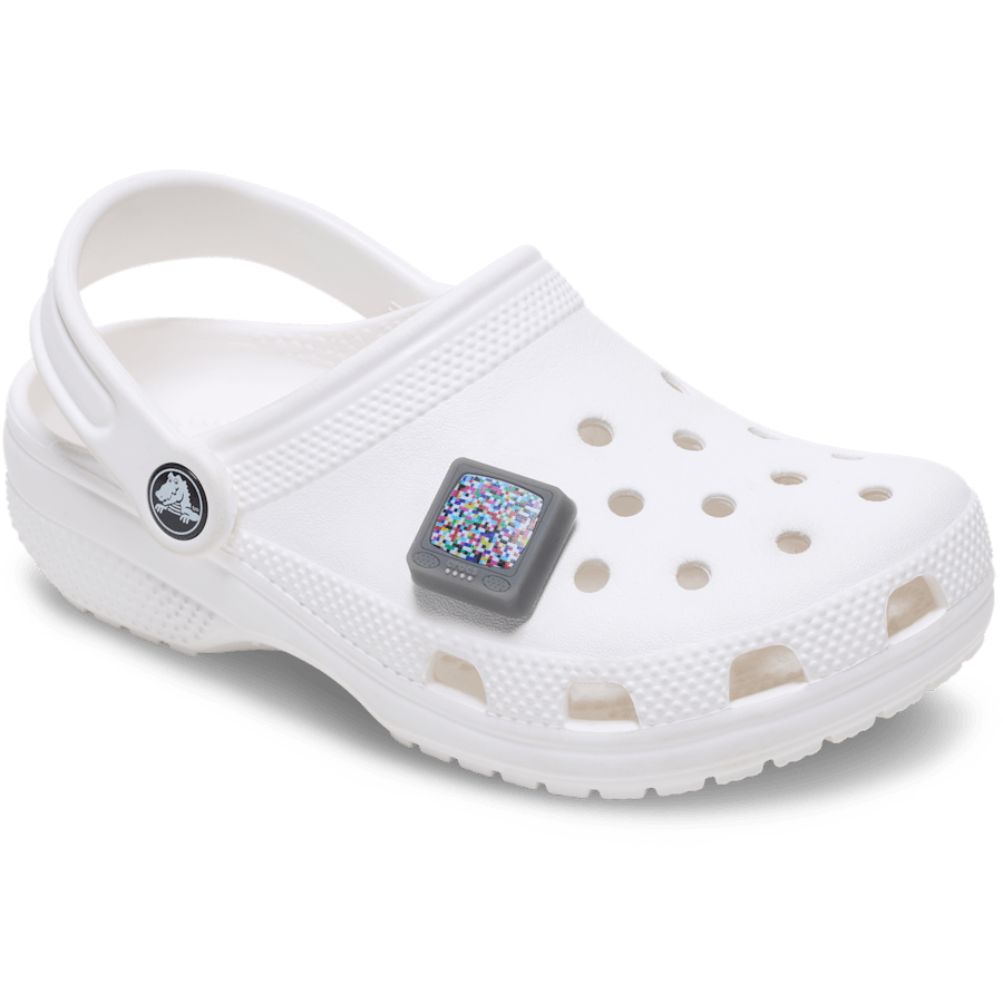 Lights Up Pixelated TV Jibbitz™ charms | Crocs sale