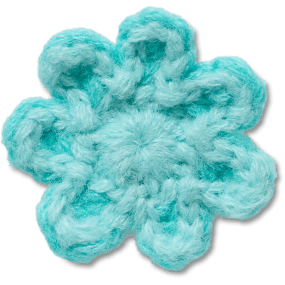 Crochet Blue Flower Jibbitz™ charms | Crocs sale