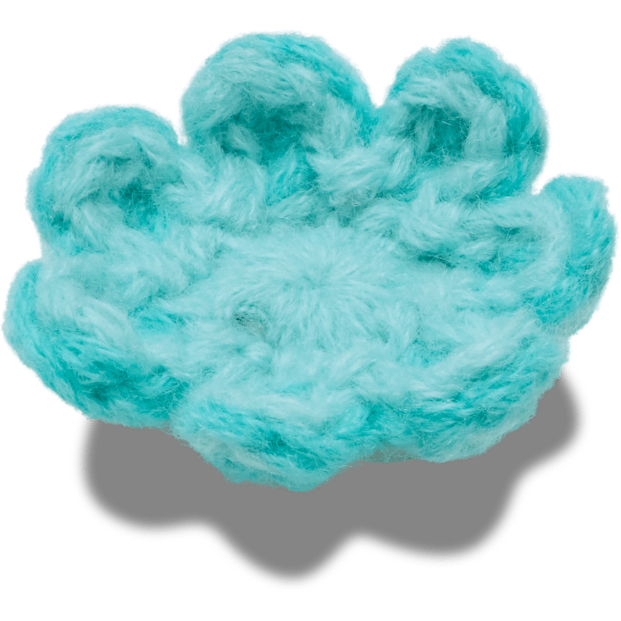Crochet Blue Flower Jibbitz™ charms | Crocs sale