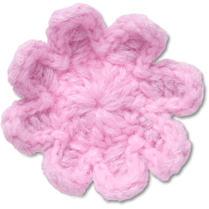 Crochet Light Pink Flower Jibbitz™ charms | Crocs discount
