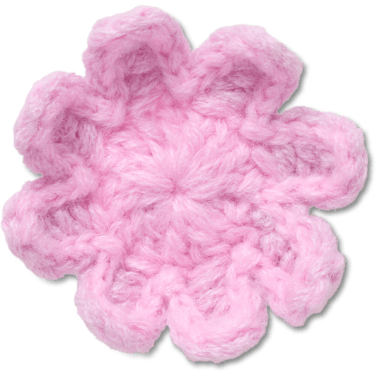 Crochet Light Pink Flower Jibbitz™ charms | Crocs discount