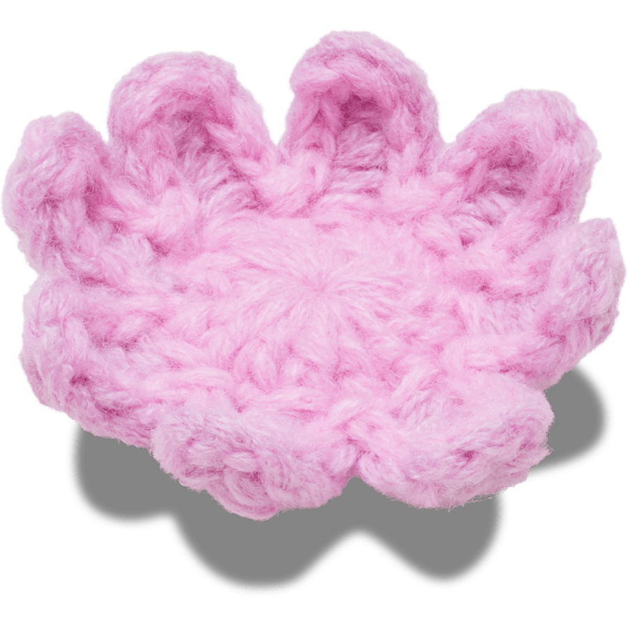 Crochet Light Pink Flower Jibbitz™ charms | Crocs discount