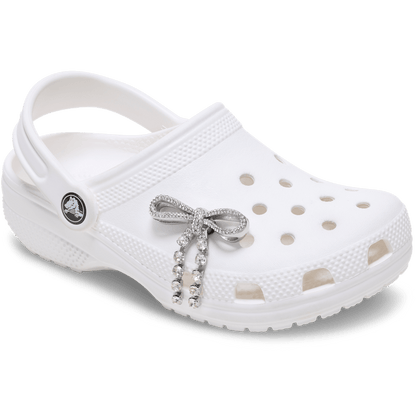 Silver Gem Bow Jibbitz™ charms | Crocs discount
