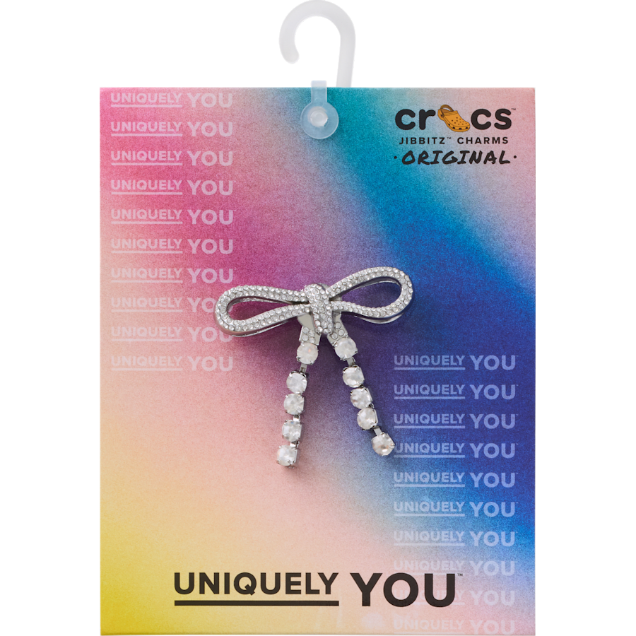 Silver Gem Bow Jibbitz™ charms | Crocs discount