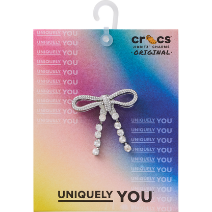 Silver Gem Bow Jibbitz™ charms | Crocs discount