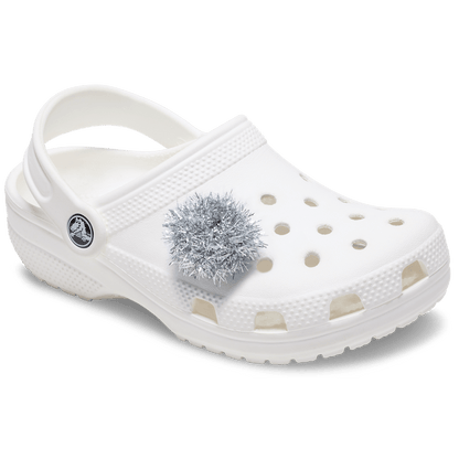 Silver Tinsel Pom Jibbitz™ charms | Crocs online