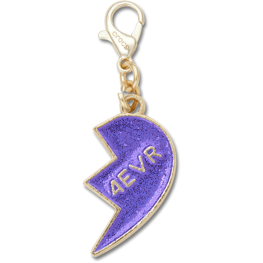 Purple Glitter BFF Charm Right Jibbitz Shoe Charm | Crocs US