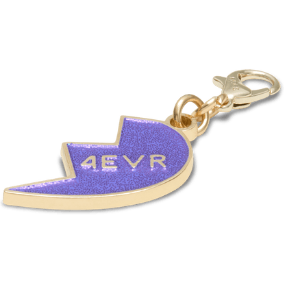 Purple Glitter BFF Charm Right Jibbitz Shoe Charm | Crocs US