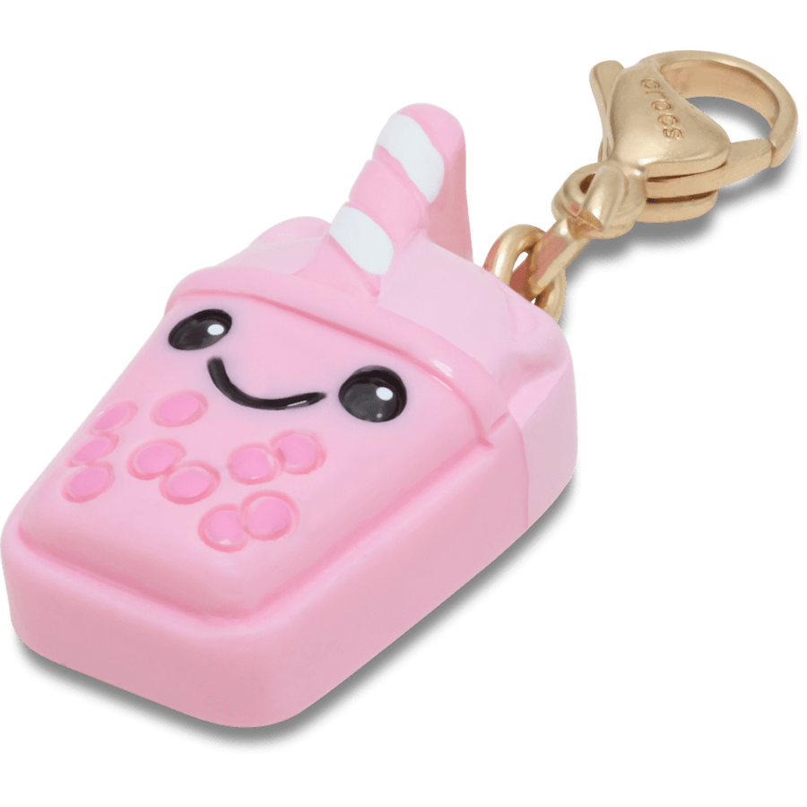 Cute Pink Boba Charm Jibbitz Shoe Charm | Crocs near me