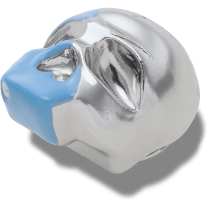 Silver and Blue Enamel Skull Jibbitz™ charms | Crocs US