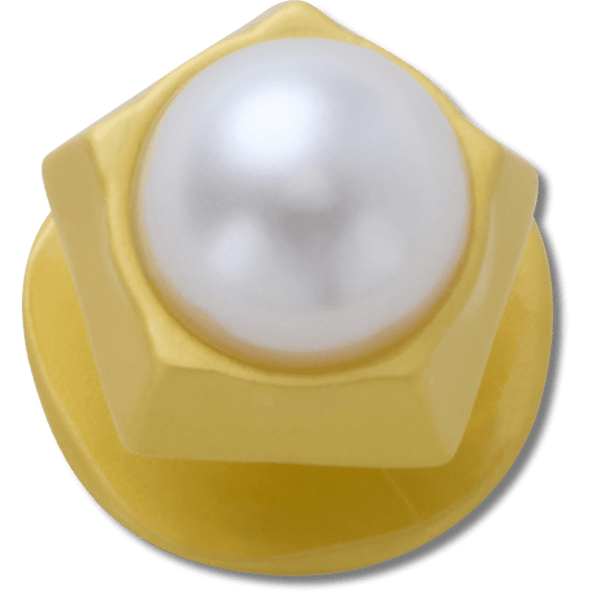 Gold Pentagon Pearl Jibbitz™ charms | Crocs for sale