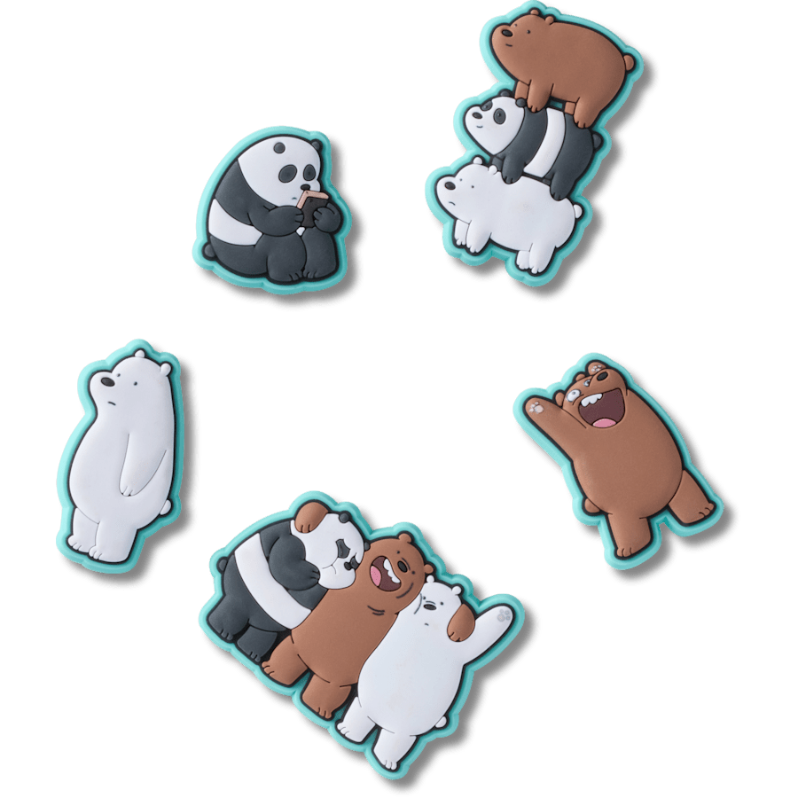 We Bare Bears 5 Pack  Jibbitz™ charms | Crocs for sale