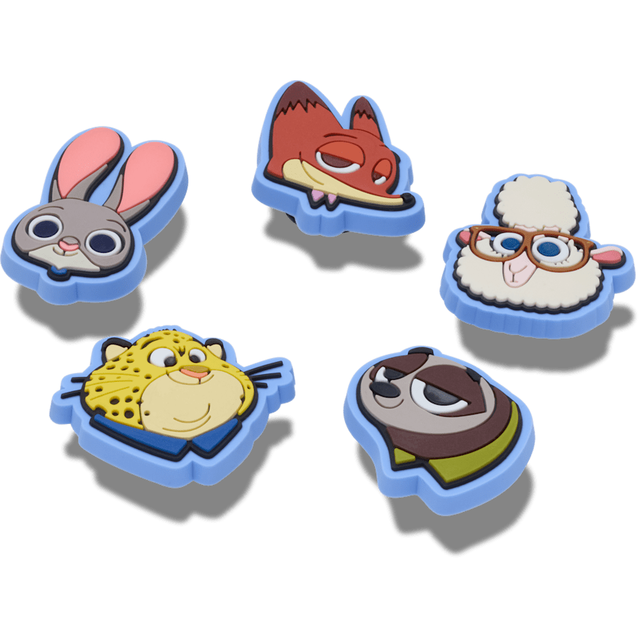 b'Disney Zootopia 2 5 Pack Jibbitz Shoe Charm | Crocs' outlet