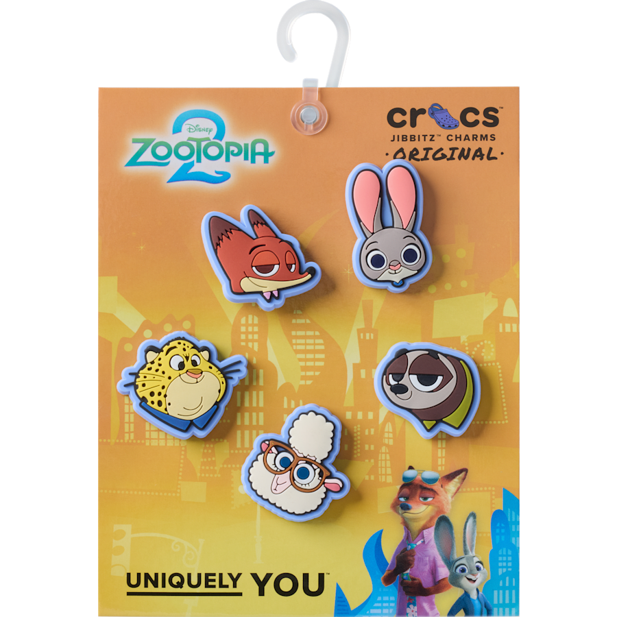 b'Disney Zootopia 2 5 Pack Jibbitz Shoe Charm | Crocs' outlet