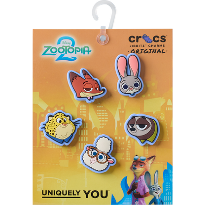b'Disney Zootopia 2 5 Pack Jibbitz Shoe Charm | Crocs' outlet
