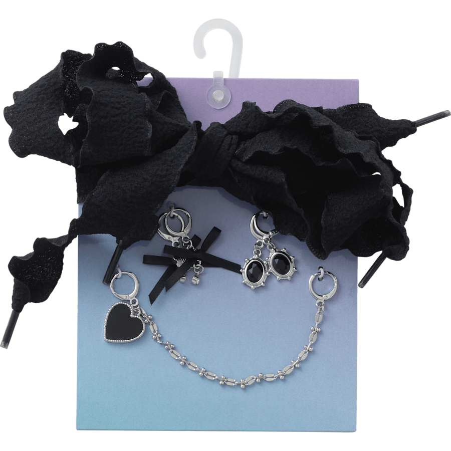 Laces and Dainty Bow Charm Kit Jibbitz Shoe Charm | Crocs US